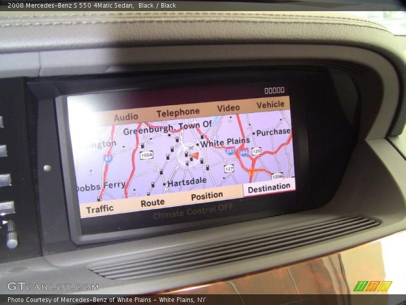 Black / Black 2008 Mercedes-Benz S 550 4Matic Sedan