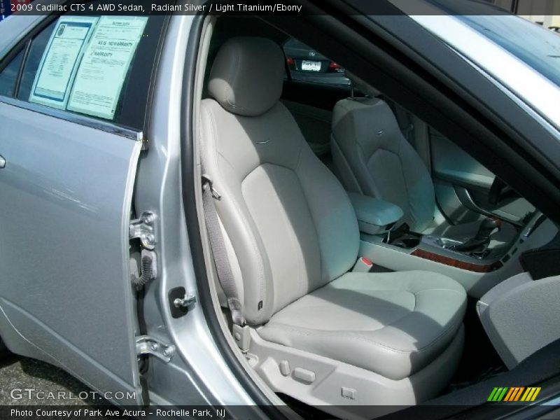 Radiant Silver / Light Titanium/Ebony 2009 Cadillac CTS 4 AWD Sedan