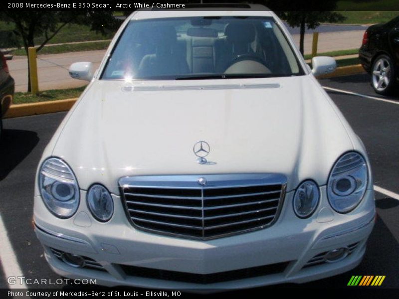 Arctic White / Cashmere 2008 Mercedes-Benz E 350 Sedan