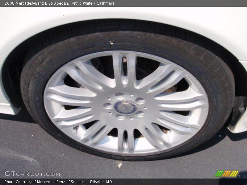 Arctic White / Cashmere 2008 Mercedes-Benz E 350 Sedan