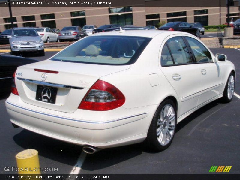 Arctic White / Cashmere 2008 Mercedes-Benz E 350 Sedan
