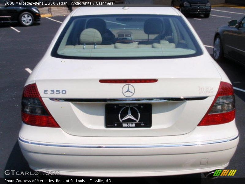 Arctic White / Cashmere 2008 Mercedes-Benz E 350 Sedan