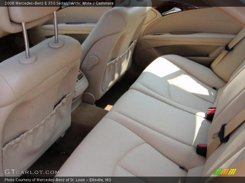 Arctic White / Cashmere 2008 Mercedes-Benz E 350 Sedan
