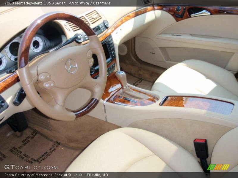 Arctic White / Cashmere 2008 Mercedes-Benz E 350 Sedan