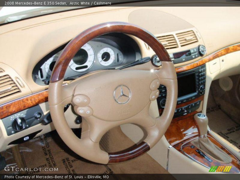 Arctic White / Cashmere 2008 Mercedes-Benz E 350 Sedan