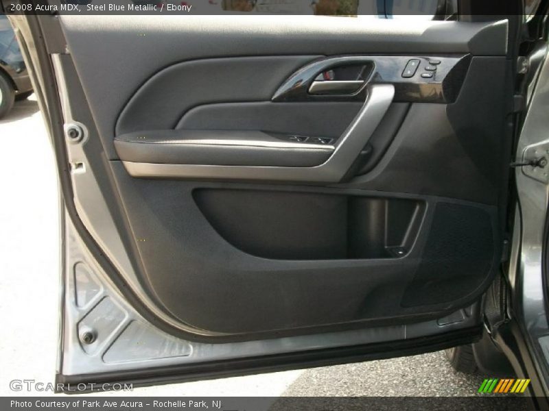 Steel Blue Metallic / Ebony 2008 Acura MDX