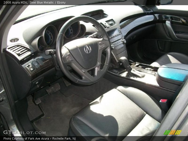 Steel Blue Metallic / Ebony 2008 Acura MDX