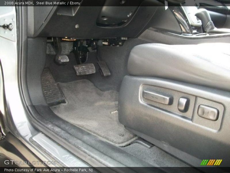 Steel Blue Metallic / Ebony 2008 Acura MDX