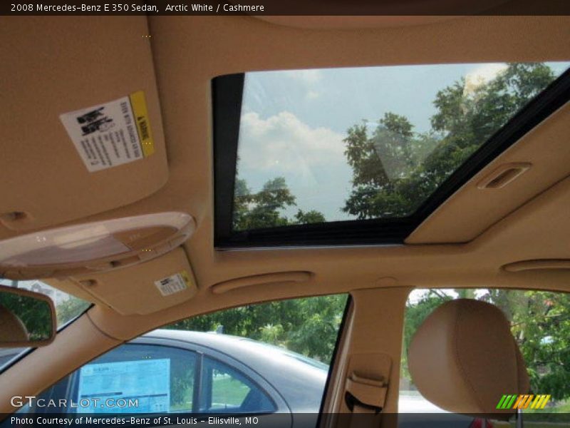 Arctic White / Cashmere 2008 Mercedes-Benz E 350 Sedan
