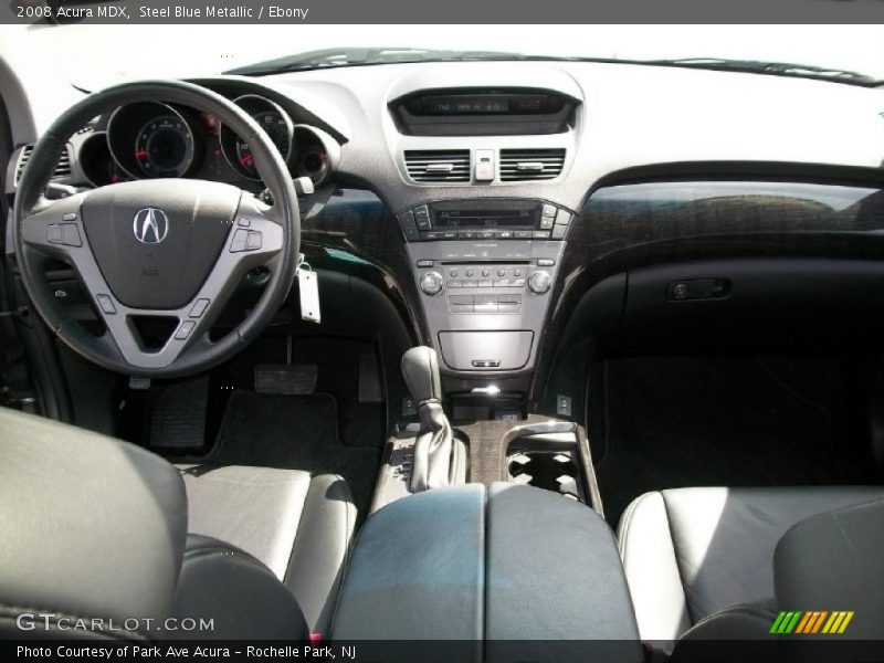 Steel Blue Metallic / Ebony 2008 Acura MDX
