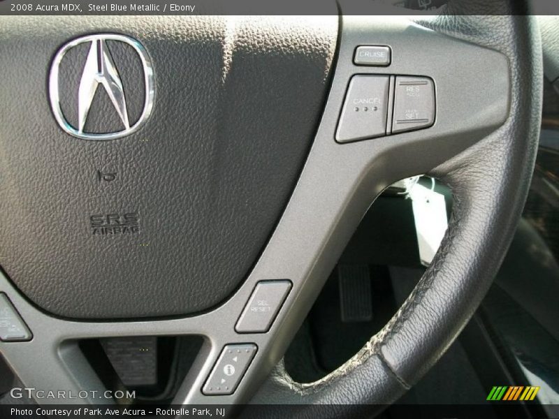 Steel Blue Metallic / Ebony 2008 Acura MDX