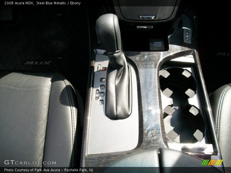 Steel Blue Metallic / Ebony 2008 Acura MDX