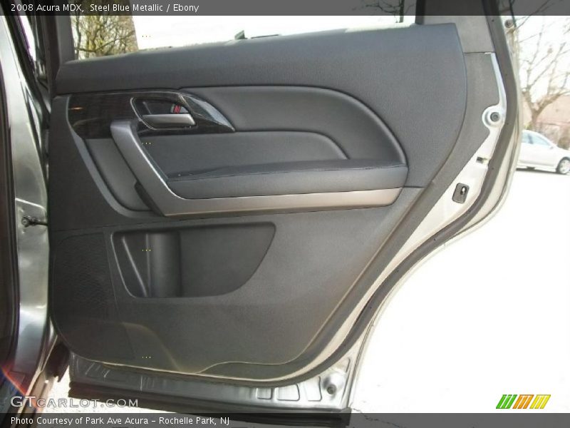 Steel Blue Metallic / Ebony 2008 Acura MDX