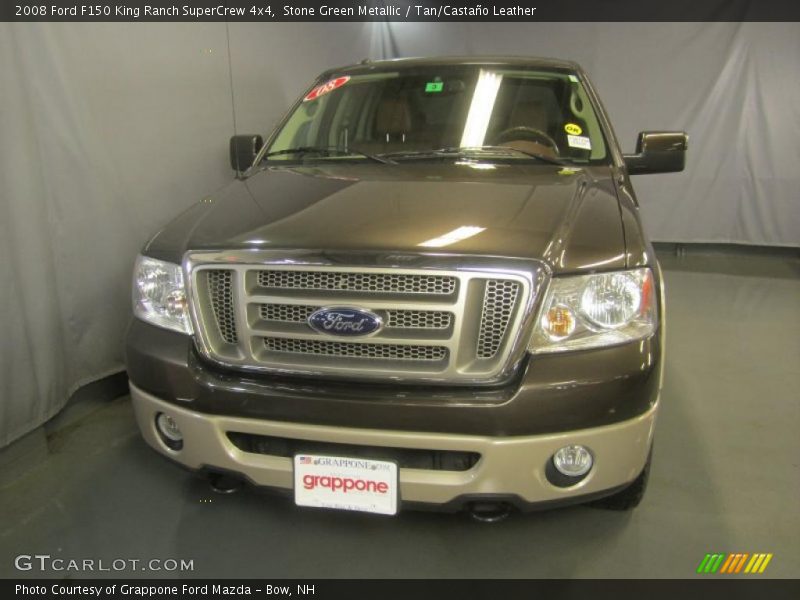 Stone Green Metallic / Tan/Castaño Leather 2008 Ford F150 King Ranch SuperCrew 4x4