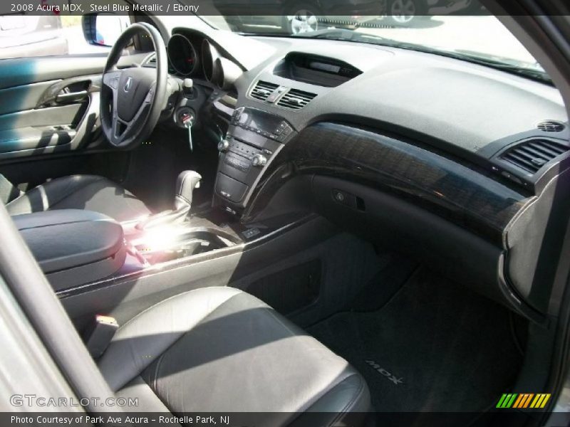 Steel Blue Metallic / Ebony 2008 Acura MDX