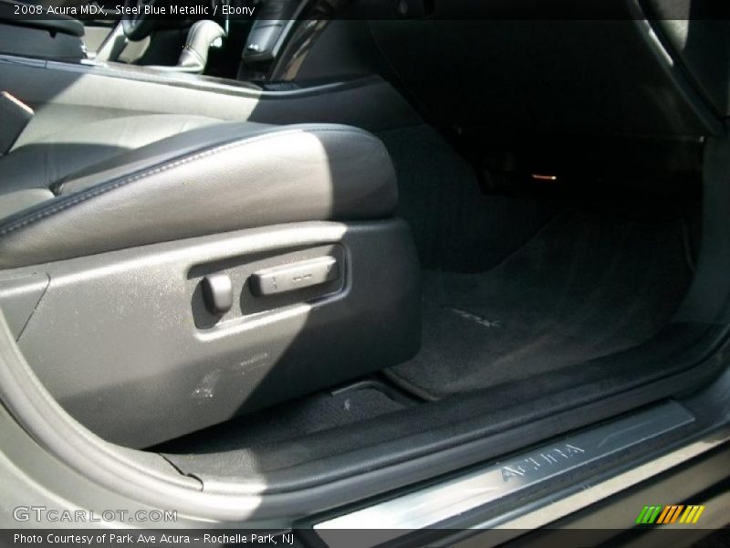 Steel Blue Metallic / Ebony 2008 Acura MDX