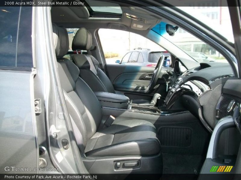 Steel Blue Metallic / Ebony 2008 Acura MDX