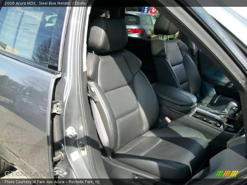 Steel Blue Metallic / Ebony 2008 Acura MDX