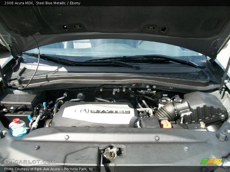 Steel Blue Metallic / Ebony 2008 Acura MDX