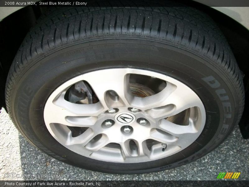 Steel Blue Metallic / Ebony 2008 Acura MDX