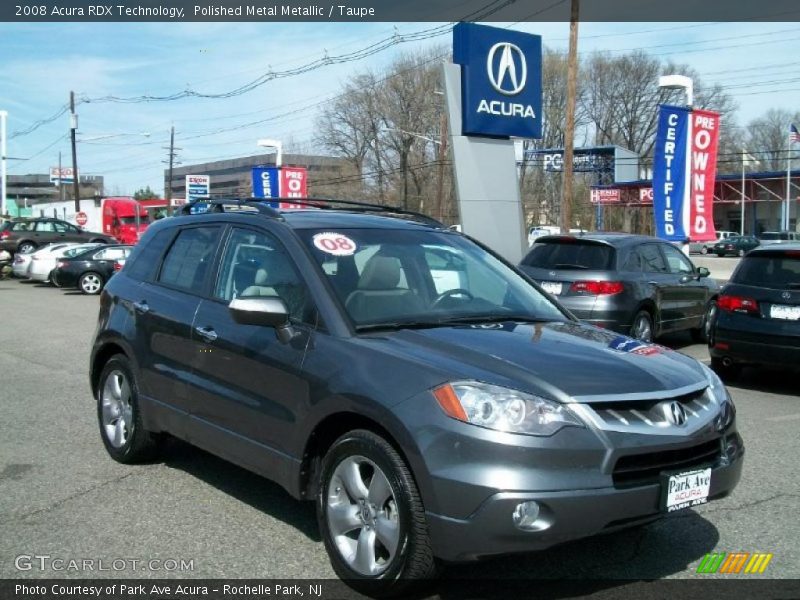 Polished Metal Metallic / Taupe 2008 Acura RDX Technology