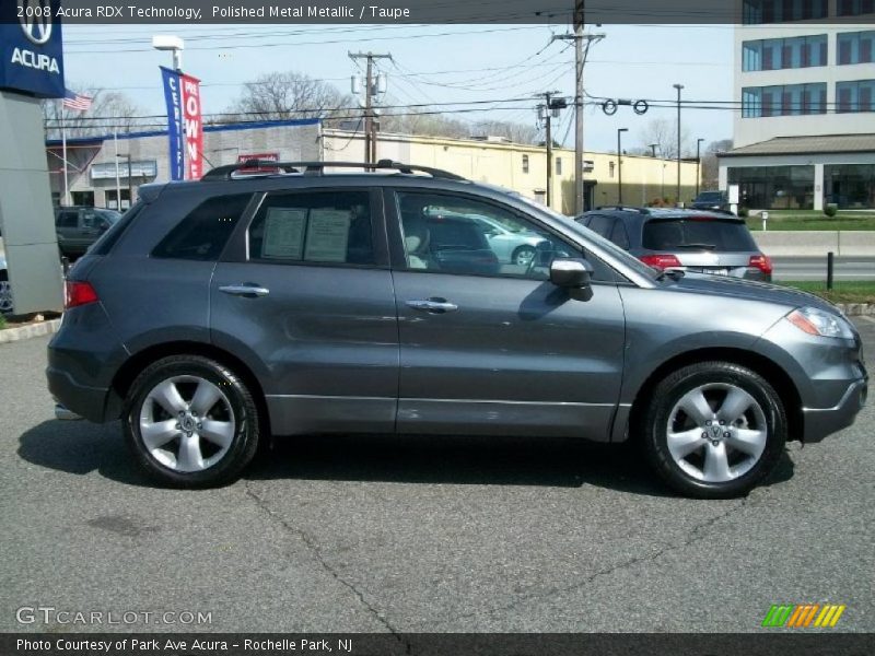 Polished Metal Metallic / Taupe 2008 Acura RDX Technology