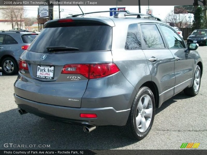 Polished Metal Metallic / Taupe 2008 Acura RDX Technology