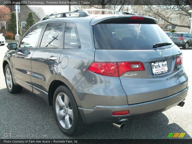 Polished Metal Metallic / Taupe 2008 Acura RDX Technology