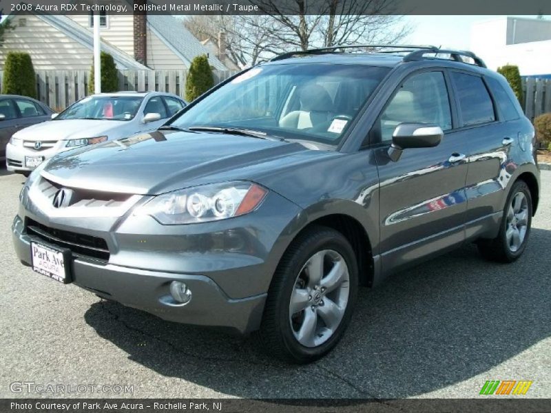 Polished Metal Metallic / Taupe 2008 Acura RDX Technology