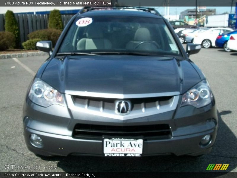 Polished Metal Metallic / Taupe 2008 Acura RDX Technology