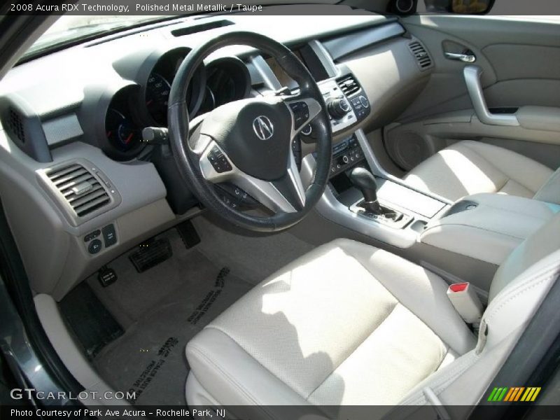 Polished Metal Metallic / Taupe 2008 Acura RDX Technology