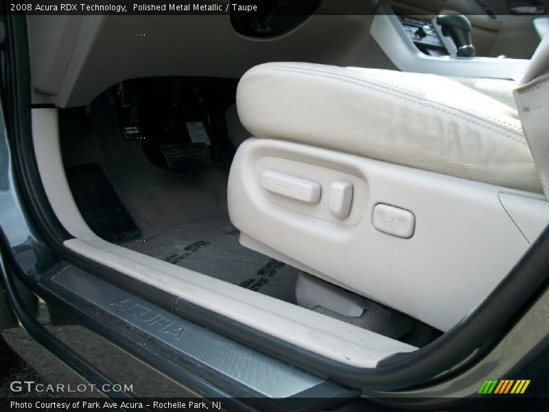 Polished Metal Metallic / Taupe 2008 Acura RDX Technology
