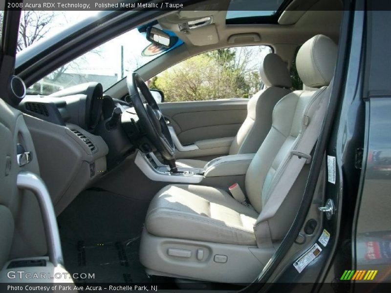 Polished Metal Metallic / Taupe 2008 Acura RDX Technology