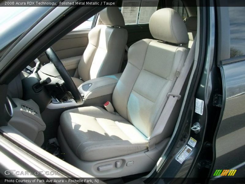 Polished Metal Metallic / Taupe 2008 Acura RDX Technology
