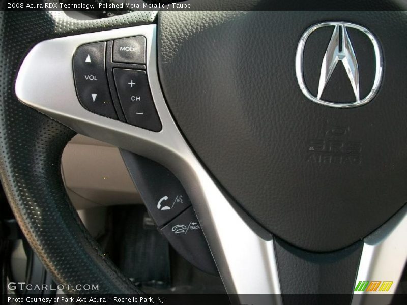Polished Metal Metallic / Taupe 2008 Acura RDX Technology