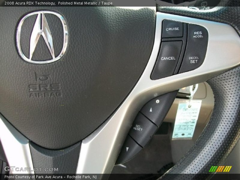 Polished Metal Metallic / Taupe 2008 Acura RDX Technology