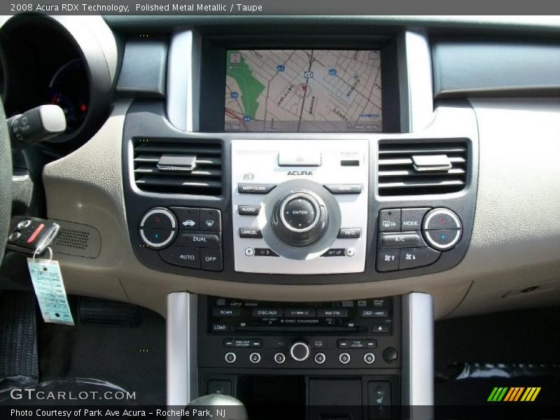 Polished Metal Metallic / Taupe 2008 Acura RDX Technology
