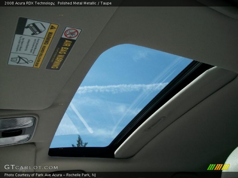 Polished Metal Metallic / Taupe 2008 Acura RDX Technology
