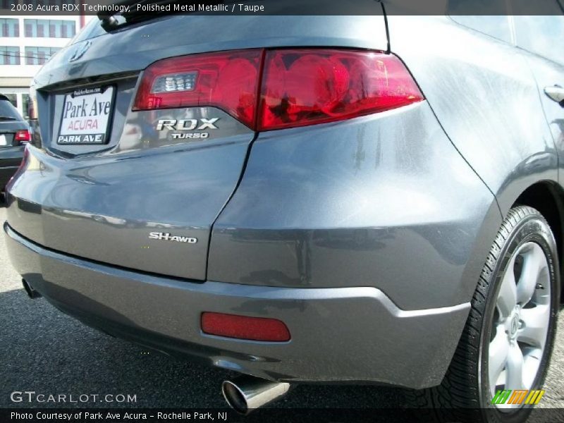 Polished Metal Metallic / Taupe 2008 Acura RDX Technology