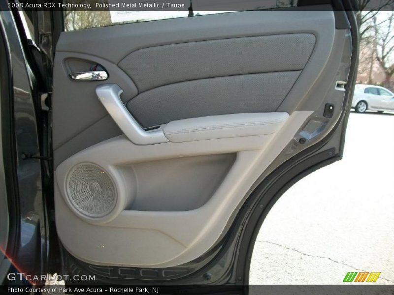 Polished Metal Metallic / Taupe 2008 Acura RDX Technology