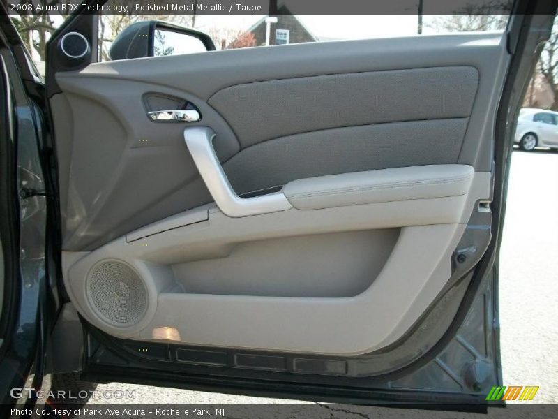 Polished Metal Metallic / Taupe 2008 Acura RDX Technology