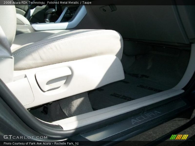 Polished Metal Metallic / Taupe 2008 Acura RDX Technology