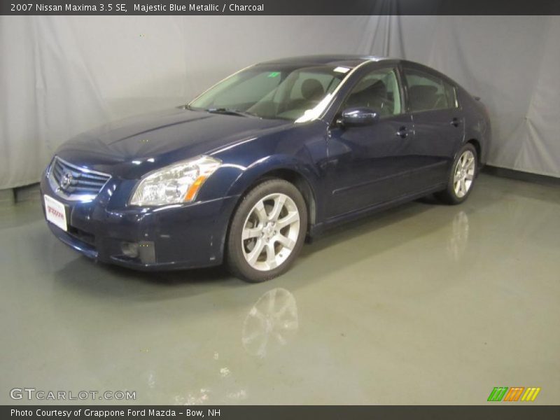 Majestic Blue Metallic / Charcoal 2007 Nissan Maxima 3.5 SE