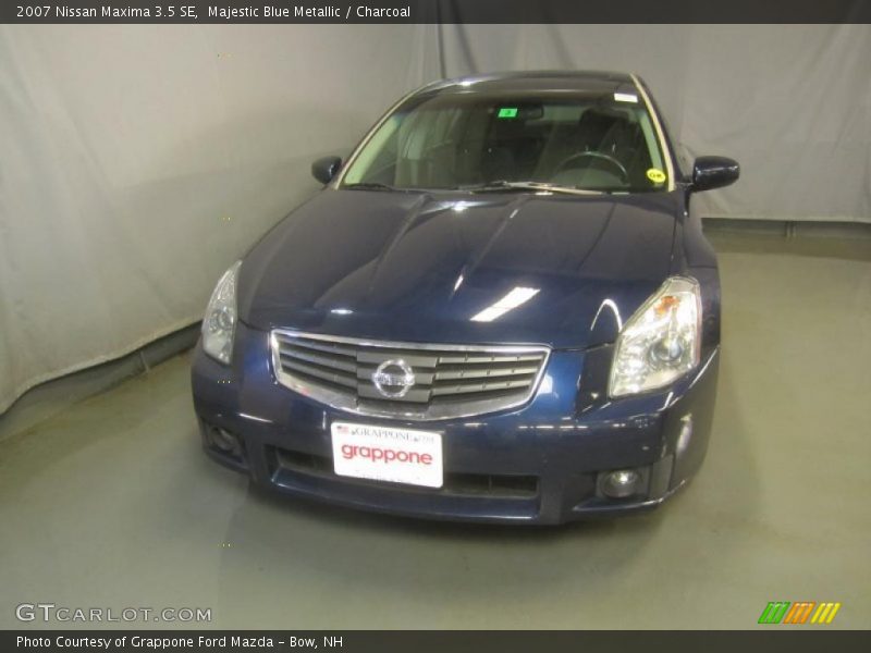Majestic Blue Metallic / Charcoal 2007 Nissan Maxima 3.5 SE