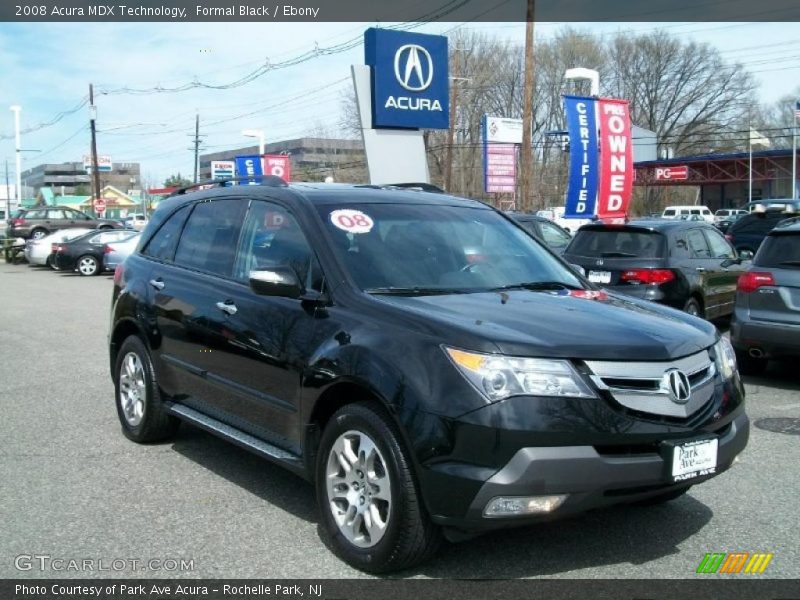 Formal Black / Ebony 2008 Acura MDX Technology