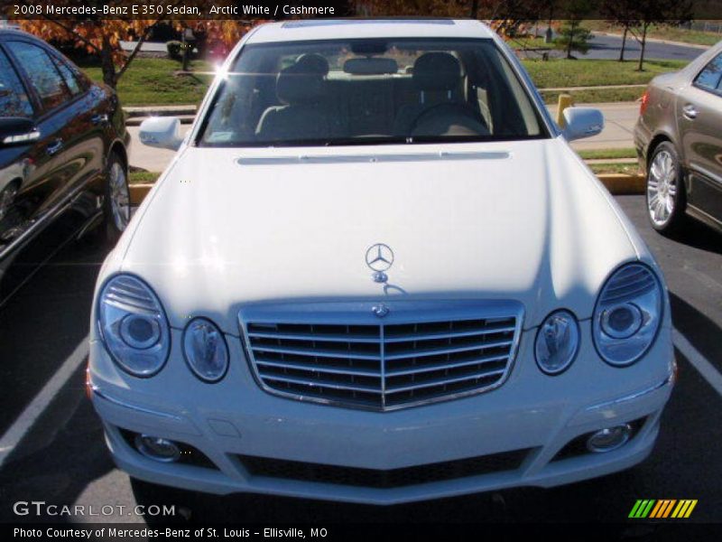 Arctic White / Cashmere 2008 Mercedes-Benz E 350 Sedan