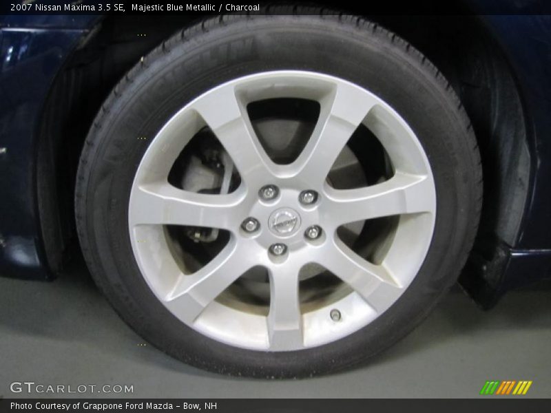 Majestic Blue Metallic / Charcoal 2007 Nissan Maxima 3.5 SE