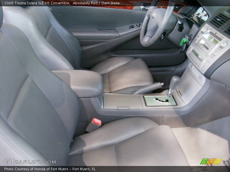 Absolutely Red / Dark Stone 2006 Toyota Solara SLE V6 Convertible