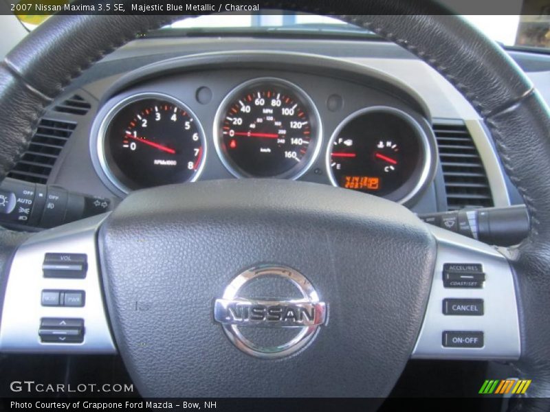 Majestic Blue Metallic / Charcoal 2007 Nissan Maxima 3.5 SE