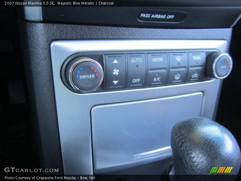 Majestic Blue Metallic / Charcoal 2007 Nissan Maxima 3.5 SE